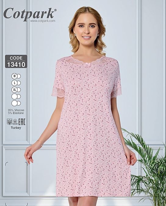 Naktskrekls "Cotpark" Viscose Art. 13410 M-5XL