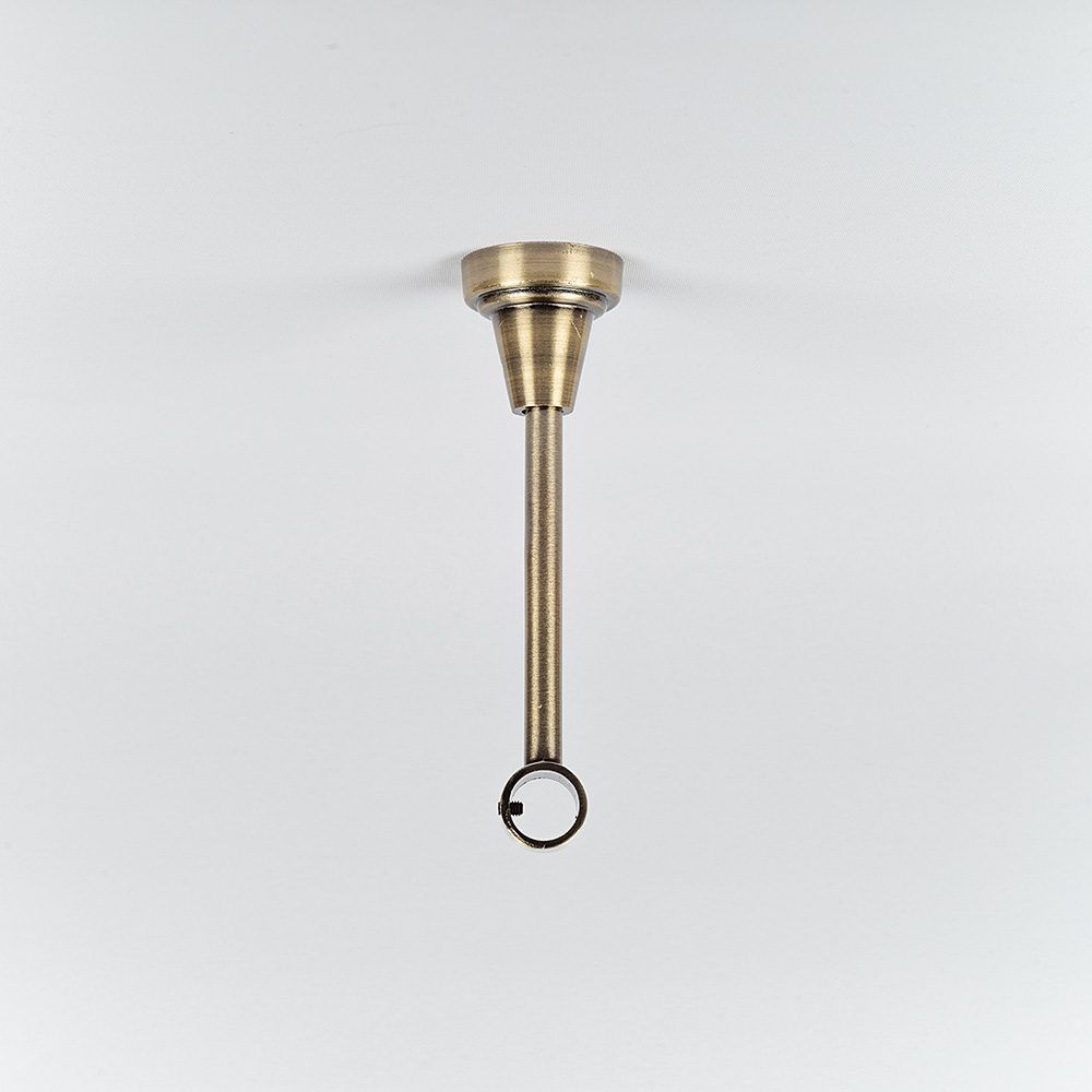 Держатель для карниза "PROSTY" одинарный, крепление к потолку, H14.5 см (Ø 16 мм.) (1 шт.)  (Antik)