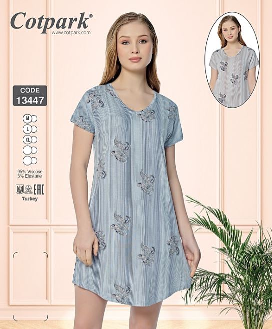 Naktskrekls "Cotpark" Viscose Art. 13447 M-XL