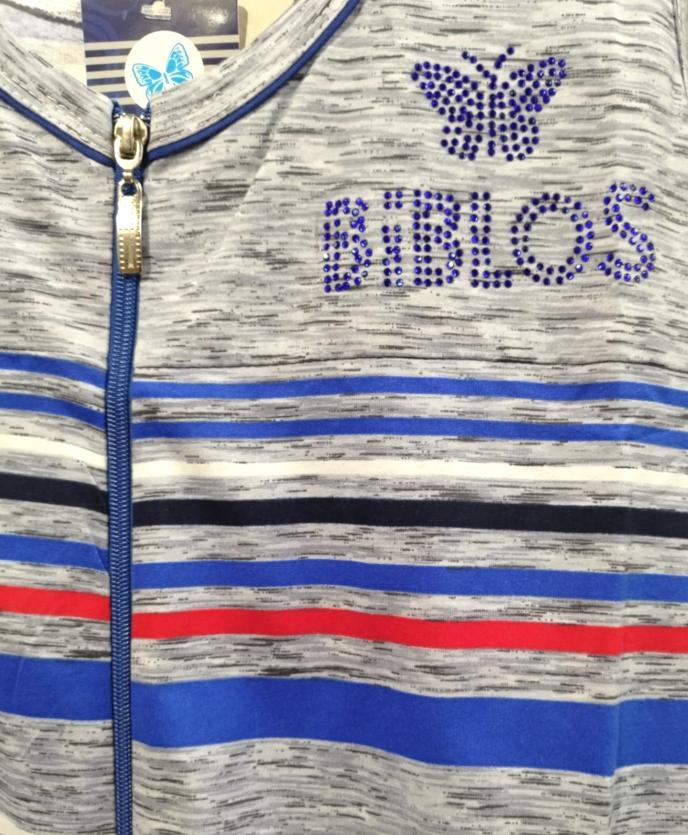 Halāts Kokvilna BIBLOS Art. 507 2XL-7XL, plata lence