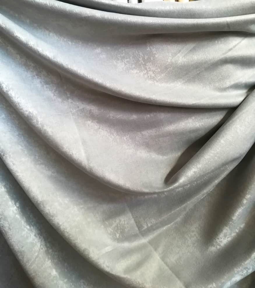 3025--Шторная ткань Soft  двусторонний серый