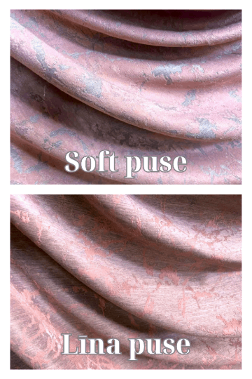 2923--Шторная ткань двухсторонняя Soft DARA  цв. старой розы