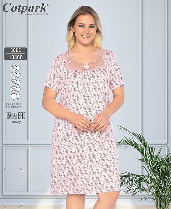 Naktskrekls "Cotpark" Viscose Art. 13460 2XL-5XL