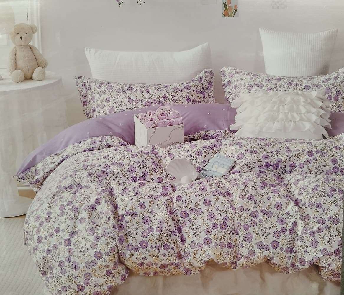 Gultas veļas komplekts 200x220 Cotton World satīns divpusejs (Balta)