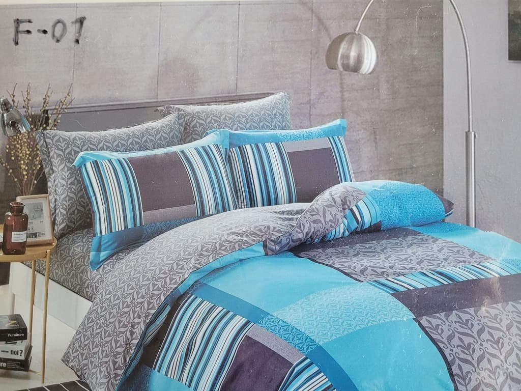 Комплект постельного белья 200x220 Cotton World сатиновый двусторонний