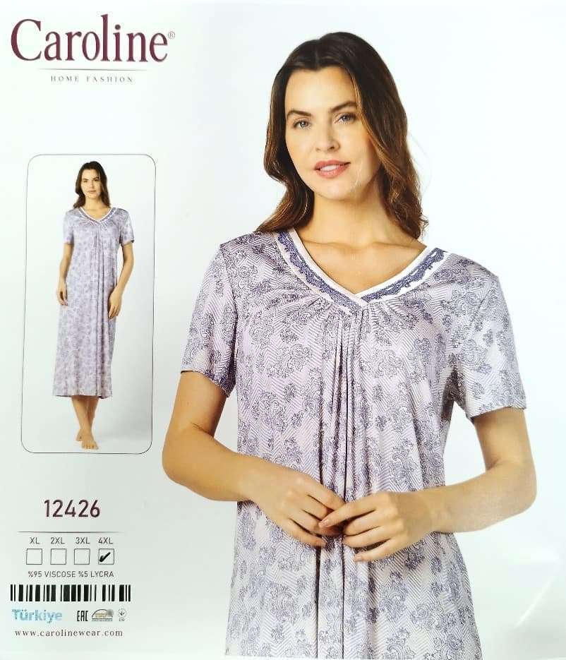 Ночная рубашка "Caroline" Viscose Art. 12426 XL-4XL