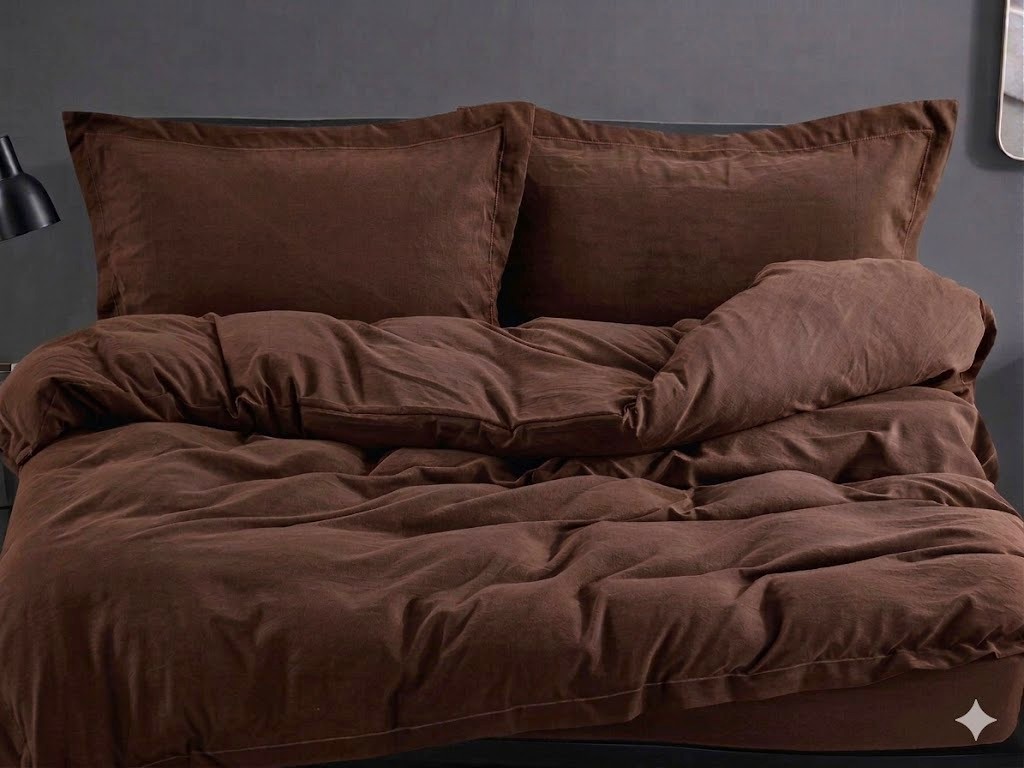 Gultas veļas komplekts 200x220 FILROW Soft Kokvilna (Brūna)
