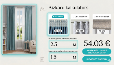 On-line aizkaru kalkulators