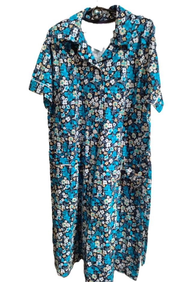Халат женский с воротником и на пуговицах (XL-3XL)  Art. 5048 SINSITA