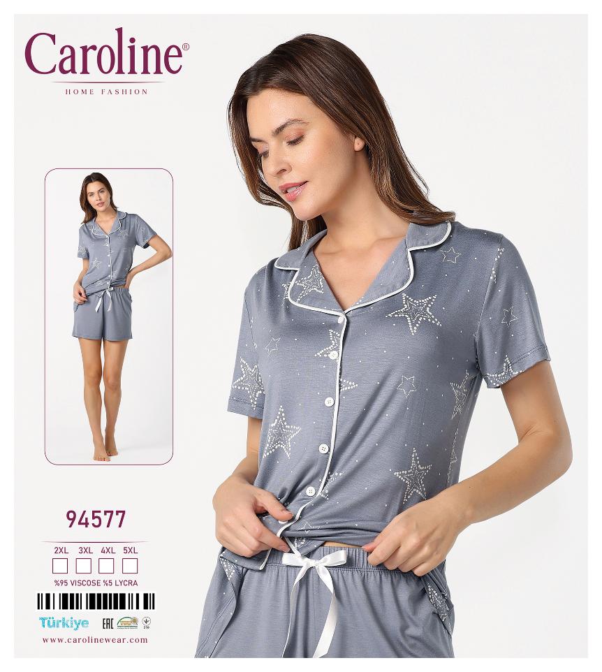 Пижама звёзды "Caroline"с шортами. Viscose Art.  94577 2xl-5xl