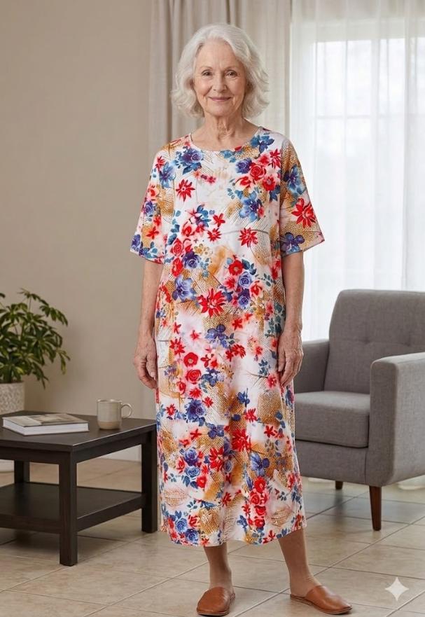 Летнее платье (3XL-5XL)