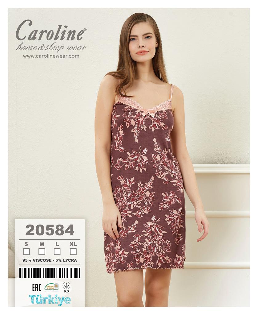 Ночная рубашка "Caroline" Viscose Art.. 20584 s-xl