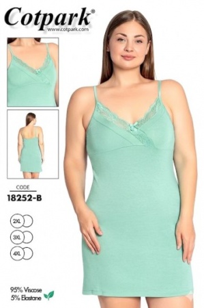 Naktskrekls "Cotpark" Viscose Art. 18252-B 2XL-4XL