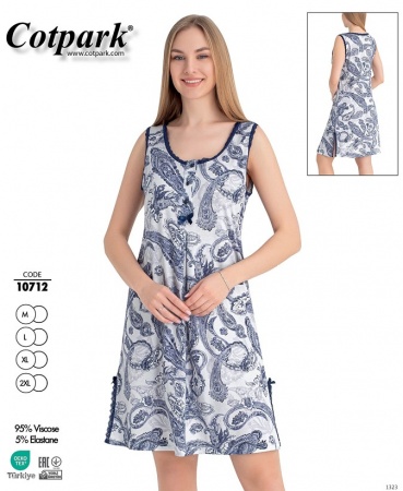 Ночная рубашка "Cotpark" Viscose Art. 10712 M-2XL