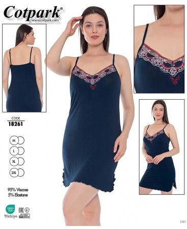 Naktskrekls "Cotpark" Viscose Art. 18261 M-2XL