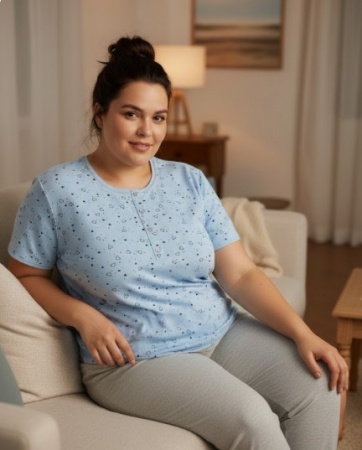 Pidžama "Miss Moda" Kokvilna (4XL-6XL)