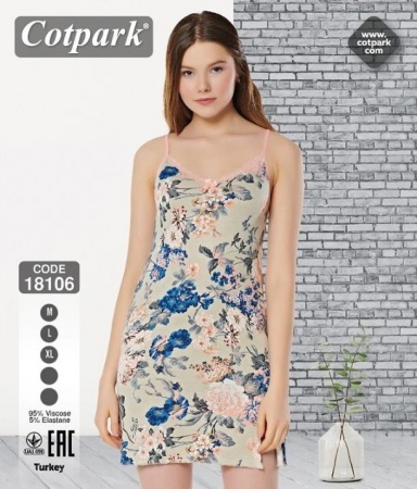 Naktskrekls "Cotpark" Viscose Art. 18106 M-XL