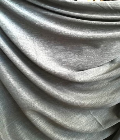 3025--Nakts aizkaru audums Soft divpusējs pelēka krāsa