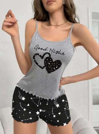 Pidžama "Good Night" ar šortiem (M-XL)
