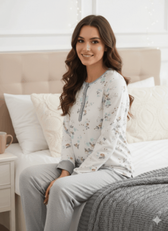 Пижама "Miss Moda" Фланель (M-6XL)