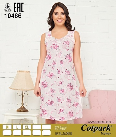 Ночная рубашка "Cotpark" Viscose Art. 10486 M-XL