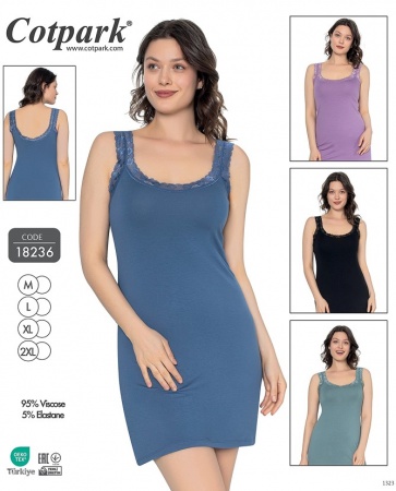 Ночная рубашка "Cotpark" Viscose Art. 18236 M-2XL