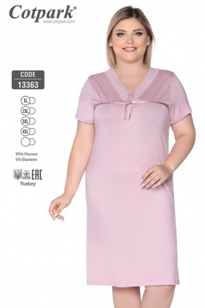 Ночная рубашка "Cotpark" Viscose Art. 13363 XL-4XL