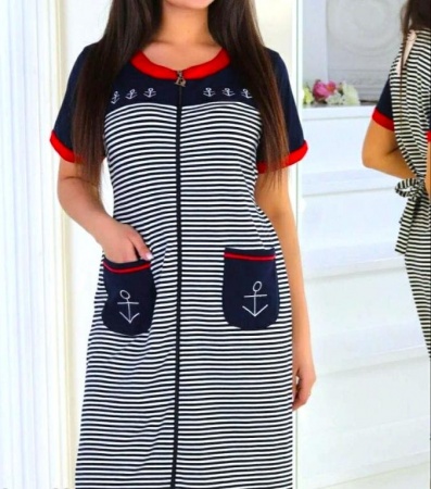 Halāts "UNIKAT" ar svītrām (3XL-5XL) art 4027