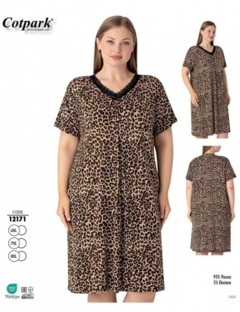 Naktskrekls "Cotpark" Viscose Art. 12171 6XL-8XL